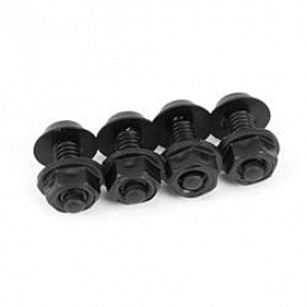 Performance Tool License Plate Mounting Hardware Nylon Set Of 4 - W26C