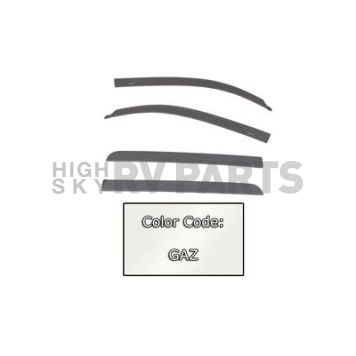 Auto Ventshade (AVS) Rainguard - Summit White - Vehicle Color Code GAZ (WA8624) Acrylic Set Of 4 - 894040-GAZ