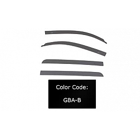 Auto Ventshade (AVS) Rainguard - Onyx Black - Vehicle Color Code GBA-B Acrylic Set Of 4 - 894040-GBA-B