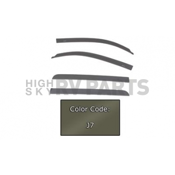 Auto Ventshade (AVS) Rainguard - Magnetic Gray Metallic - Vehicle Color Code J7 Acrylic Set Of 4 - 894044-J7