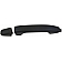 Help! By Dorman Exterior Door Handle - Plastic Black - 82395