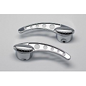 Lokar Performance Exterior Door Handle - Silver Chrome Plated Aluminum Set Of 2 - PT102EF
