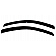 Auto Ventshade (AVS) Rainguard - Smoke Acrylic Set Of 2 - 92031