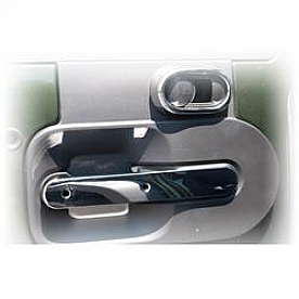 Rugged Ridge Door Molding - Polished Chrome Plastic - 1115617