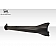 Extreme Dimensions Side Skirt - Primered Fiberglass Reinforced Plastic Black Set of 2 - 109617