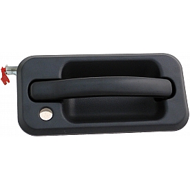 Help! By Dorman Exterior Door Handle - Plastic Black Single - 83393