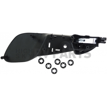 Help! By Dorman Interior Door Handle - Plastic Black Housing With Silver Lever Single - 88582-1