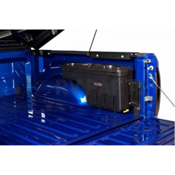 UnderCover Tool Box Wheel-Well Black Textured Plastic  Swing Case - SC104D