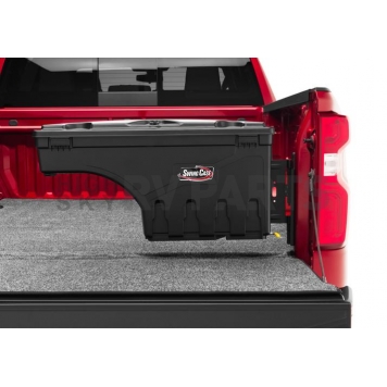 UnderCover Tool Box Wheel-Well Black Textured Plastic  Swing Case - SC105P-1
