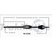 TrakMotive CV Axle Shaft - NI-8236