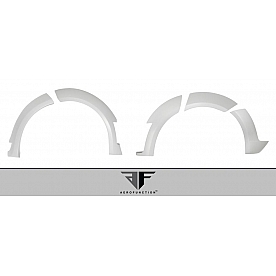 Extreme Dimensions Fender Flare - Gray Fiberglass Primered Set Of 4 - 108735