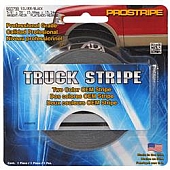 Trimbrite Pinstripe Tape - Double Stripe Silver And Black - R60798