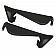 Paramount Automotive Fender Black Steel Powder Coated Single - 510205