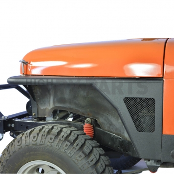 Paramount Automotive Fender Black Steel Powder Coated Single - 510205-2