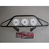 N-Fab Pre-Runner - Gloss Powder Coated Black Steel - D093LH