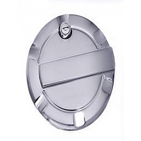 All Sales Fuel Door - Round Aluminum - 6952CL
