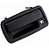 Help! By Dorman Exterior Door Handle - Plastic Black Single - 77234