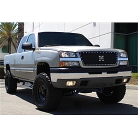 T-Rex Truck Products Grille Insert - Mesh Rectangular Black Powder Coated Steel - 6711011