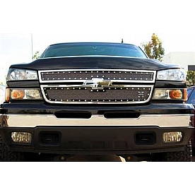 T-Rex Truck Products Grille Insert - Mesh Rectangular Black Powder Coated Steel - 6711061