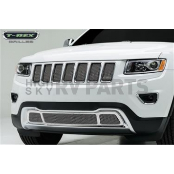 T-Rex Truck Products Grille Insert - Mesh Rectangular Triple Chrome Plated Stainless Steel - 44488