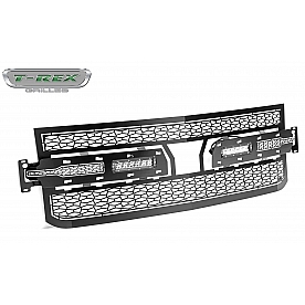 ZROADZ Grille Insert - 1 Piece Laser Cut Style Black Powder Coated Mild Steel - Z311261