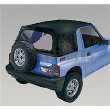 Rugged Ridge Soft Top - Black Denim Standard Top Vinyl - 5372215