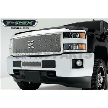 T-Rex Truck Products Grille Insert - Mesh Rectangular Polished Stainless Steel - 6711230