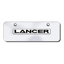 Automotive Gold License Plate - Lancer Stainless Steel - LCRNCCM