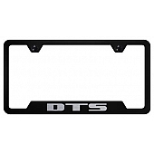 Automotive Gold License Plate Frame - Black Stainless Steel - GFDTSEB