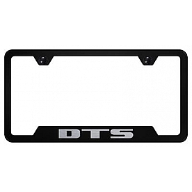 Automotive Gold License Plate Frame - Black Stainless Steel - GFDTSEB