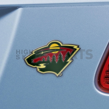 Fan Mat Emblem - NHL Minnesota Wild Metal - 22230-1