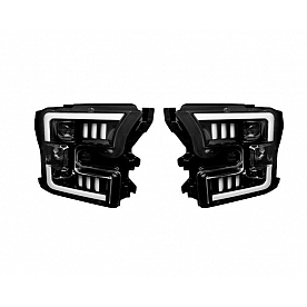 Recon Accessories Headlight Assembly - LED 264290LEDXBKC