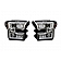 Recon Accessories Headlight Assembly - LED 264290LEDXCLC