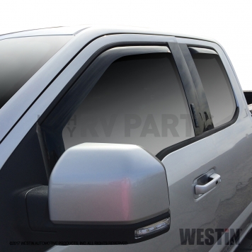 Westin Automotive Rainguard - Smoke Gloss Acrylic Set Of 4 - 7237409-1