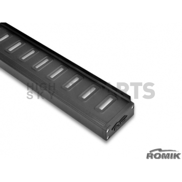 Romik USA Running Board Black Anodized Aluminum Stationary - 87382319-3
