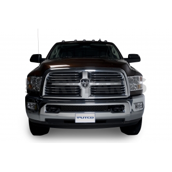 Putco Bumper Grille Insert Punch Powder Coated Black Stainless Steel - 88175-2