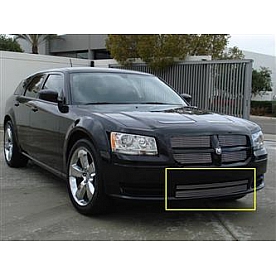 T-Rex Truck Products Bumper Grille Insert Horizontal Bar Polished Silver Billet Aluminum - 25462