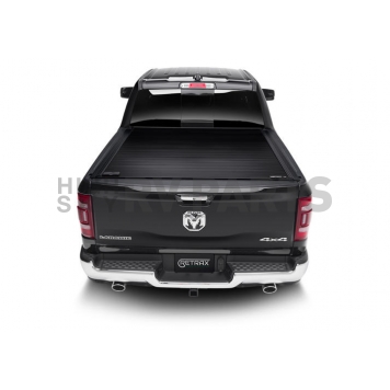 Retrax Tonneau Cover Hard Manual Retractable Black Matte Powder Coated Aluminum - 80244-1