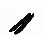 Black Horse Offroad Running Board Aluminum Stationary Black Powder Coated - PRG276BK