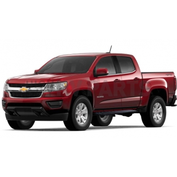 Black Horse Offroad Running Board Aluminum Stationary Black Powder Coated - PRG276BK-3