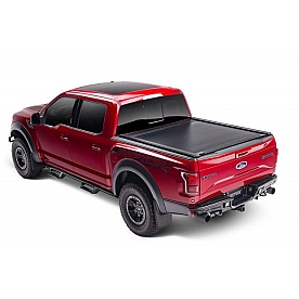 Retrax Tonneau Cover Hard Manual Retractable Black Polycarbonate - T-60335