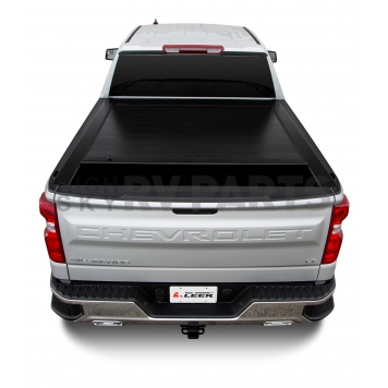 Pace Edwards Tonneau Cover Hard Manual Retractable Black Matte Aluminum - MFMCA35A66