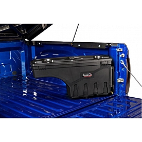 UnderCover Tool Box Wheel-Well Black Textured Plastic 1.5 Cubic Feet Swing Case - SC206P