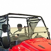 Kolpin Windshield - Half-Folding Polycarbonate Clear - 2301