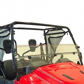 Kolpin Windshield - Half-Folding Polycarbonate Clear - 2301