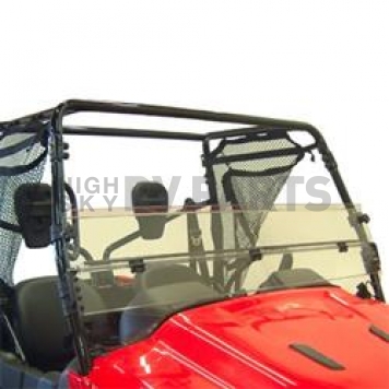 Kolpin Windshield - Half-Folding Polycarbonate Clear - 2301