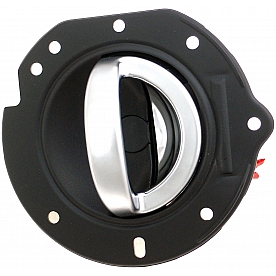 Help! By Dorman Interior Door Handle - Paddle Plastic Black Housing With Silver Lever Single - 84008
