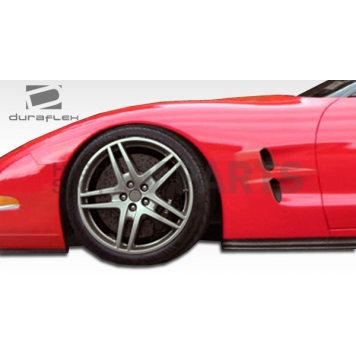 Extreme Dimensions Fender - Fiberglass Black Primered Set Of 2 - 105703-2