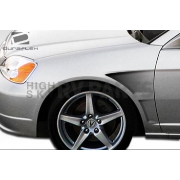 Extreme Dimensions Fender - Fiberglass Black Primered Set Of 2 - 105714
