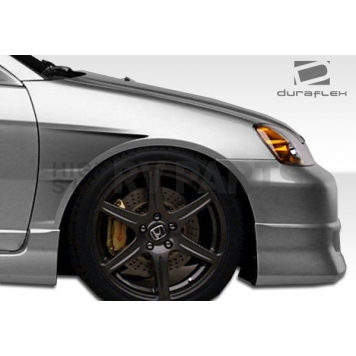 Extreme Dimensions Fender - Fiberglass Black Primered Set Of 2 - 105714-1